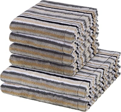 Cawö Sonstiges 4 X handdoek 2 X douchehanddoek - in set 6 pack Lifestyle