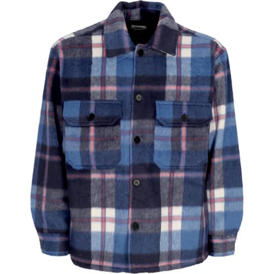 Mannen gewatteerde shirt Stanton Shirt Jacket Academy Navy / multi