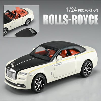1:24 Rolls Royce Dawn Legering Voertuig Collectie Diecast Metaal Model Auto Jongen Speelgoed Auto's Miniatuur Simulatie Geluid & Licht Cadeau Kinderen