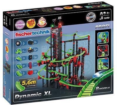 Fischer Technik knikkerbaan bouwset physics II experimenteerdoos techniek.