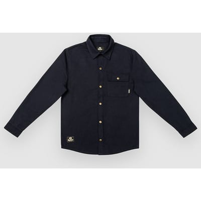 The Dudes Chuckkallax Over Chuck Classic Shirt zwart