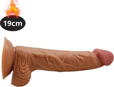 Nivard Dildo - Anaal - Met Zuignap - Siliconen - Sex Toys - Voor Mannen & Vrouwen - Voor Koppels - Couples - Realistisch - 19cm