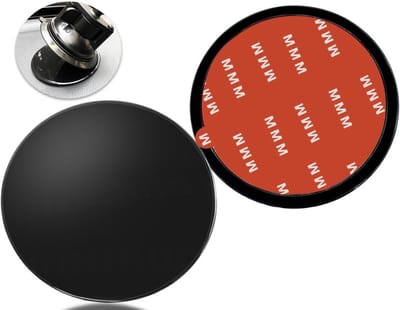 Set van 2 Zelfklevende Dashboard Pads van 80mm, Universele Zuignap Bevestigingsschijf voor Navigatiesystemen en Dashcams