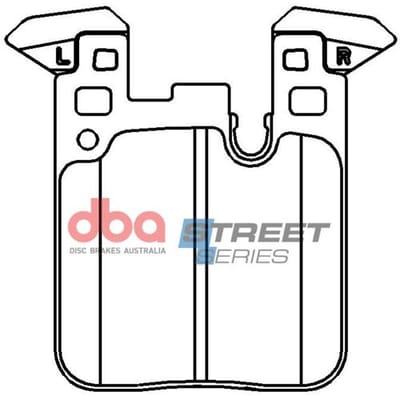 High performance remblokkenset DBA DB15127XP