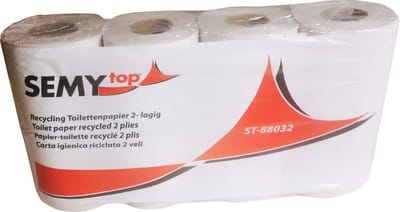 Toiletpapier Pakket - Zachte Rollen - Dagelijks Gebruik - Gerecycled Materiaal - 64 Rollen - Wit