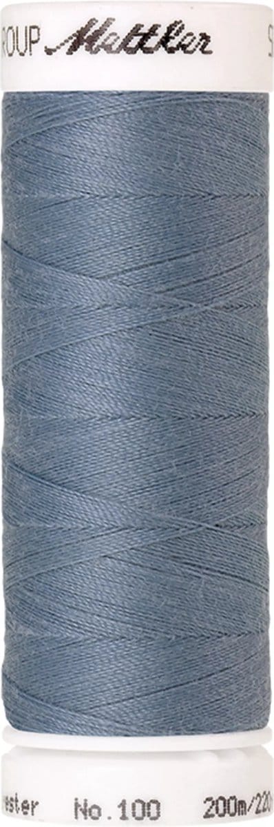 Amann Mettler Seralon Naaigaren – Blue Speedwell (1342) – 200 m – No. 100 – 100% Polyester – Per Stuk