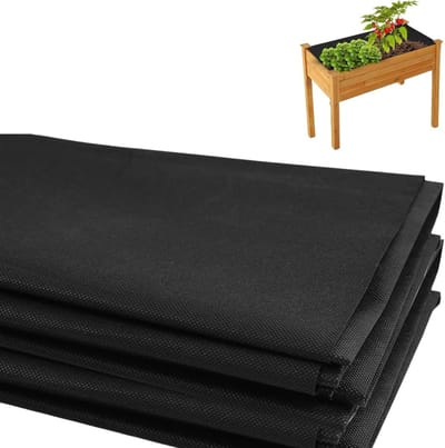 Verhoogde plantenbakvoering voor buiten - Grote plantenbakvoering voor groenten - Niet-geweven plantenbakvoering voor groenten en kruiden - Stevige en duurzame plantenbakzak - 160 cm x 210 cm