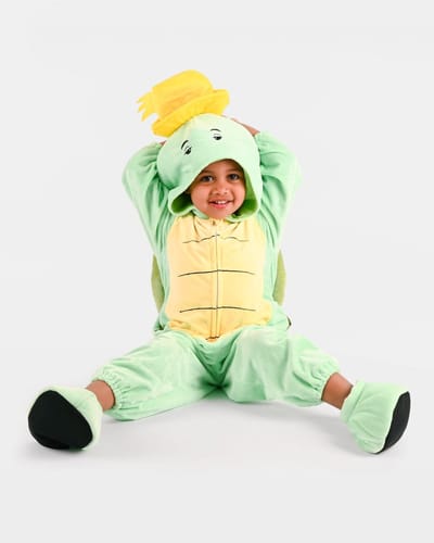 Den Goda Fen Verkleedkledij Schildpad Skalman Kostuum - 104-110cm - 3-4 jaar
