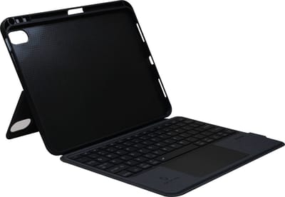 Cazy back Cover + Qwerty Keyboard geschikt voor iPad 2021 (9th Gen) / 2020 (8th Gen) - Zwart