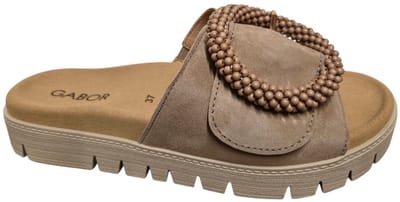 Gabor 745.5 Slippers - Dames - Beige - Maat 41