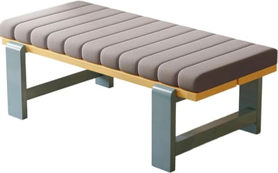 Bankkussen Comfort - Zitkussen Zacht - Binnen Buiten - Waterafstotend Krasbestendig - 150x50x5cm - Donkergrijs