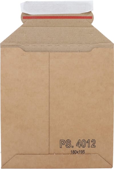 25x kartonnen enveloppen 180x195mm