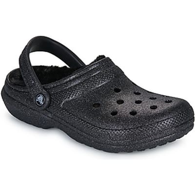 Crocs  Klompen Classic Fuzz Lined Glitter Clog