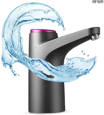 Water Dispenser - Pompdoseerder Flessen - Water Tappen - USB Oplaadbaar - Universele Maten - Zwart