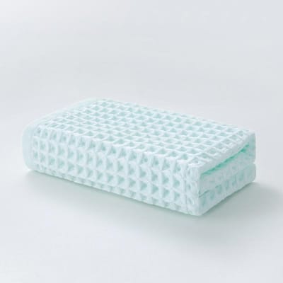 Pure Katoen Wafel Japanse Stijl Handdoek Effen Katoen Gezichtshanddoek Absorbeert Water en Makkelijk te Drogen Volwassen Handdoek Duurzaam Duurzaam 34*74