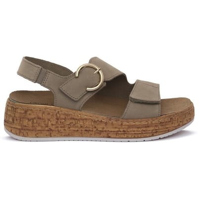 Sandalen met sleehak Grunland SE0300KAKI