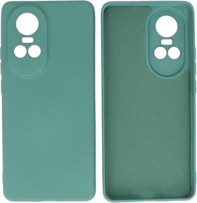 Fashion Backcover Telefoonhoesje - Color Hoesje - Geschikt voor de Oppo Reno 10 5G - 10 Pro 5G - Donker Groen