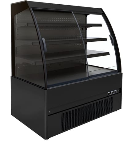 Combisteel Wandkoeling - Noah - Zwart - +2°C/+8°C - Geforceerd - Schuifdeuren - 1510x665x1500mm