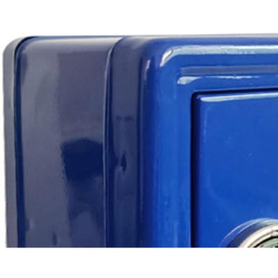 Kinder Spaarpot Digitale Cijferslot Beveiliging Geld Bespaar Box met Muntgleuf Sleutel Blauw blue