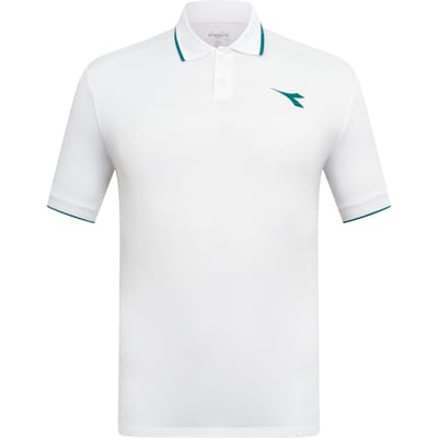 Diadora Match Polo Heren-wit