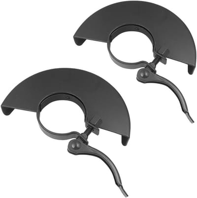 JGS Premium - Veiligheid Bescherming Cover voor Haakse Slijper 125 115 - Zwart Guard Vervanging Metaal - Snijmachine Base - Slijpschijf Guard - 42mm Binnen Gat