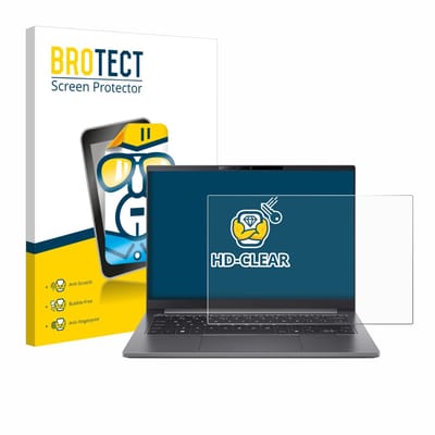BROTECT - Screenprotector voor Acer TravelMate X4 AI TMX414-51 - Folie Beschermfolie transparant