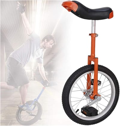 Eenwieler - Balansfiets - Balans Oefenen - Antislip banden - 20 inch - Rood