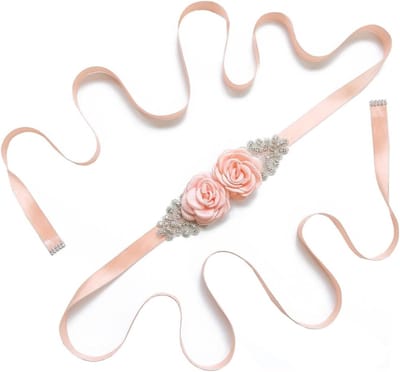 Elegante Bruidsriem met Strass voor Dames - Lange 270 cm Sash voor Trouwen, Avondkleding en Feestoutfits