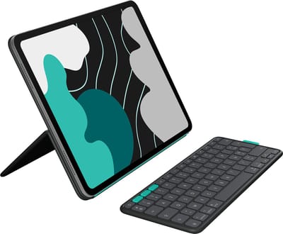 Logitech Flip Folio - AZERTY Frans Tablettoetsenbord - iPad Pro 13-inch (M4) & iPad Air 13-inch (M2 en M3) (2024, 2025) - Graphite FR