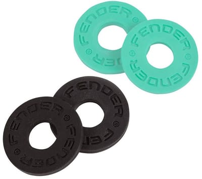 Fender Strap Blocks Zwart / Surf Green (4 Stuks) 0990819020