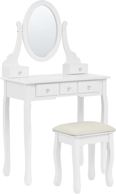 GALAXIE - Kaptafel - Wit - MDF