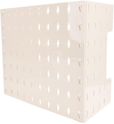 Dailygoods- Opbergrek Minimalistisch - Decoratiehoes voor Gasverwarming - Sterk en Stevig - Ruimtebesparend Ontwerp - Zelfklevende Pads - Gemakkelijke Toegankelijkheid - Opbergoplossing