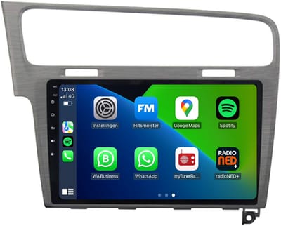 Carplay autoradio geschikt voor Volkswagen Golf 7 | 2016 t/m 2023 | Android 13 | Draadloos Apple Carplay & Android Auto | 2GB + 32GB | 8-Core processor | Davilon | 2025 model | 2012 2013 2014 2015 2016 2017 2018 2019 2020 | Bluetooth & Wifi