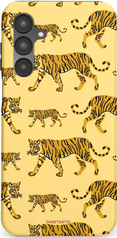 Casetastic Hoesje Geschikt voor Samsung A16 - Stijlvolle Beschermende Duo-layer Case - Streep van de natuur