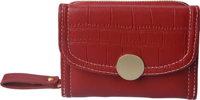 Juleeze Portemonnee 11x9 cm Rood Kunstleer