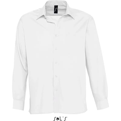 SOL'S Popeline-Shirt Baltimore Long Sleeve L623 - White - 3XL
