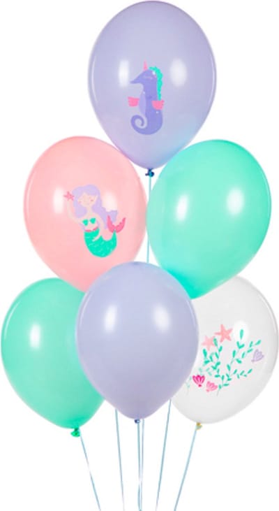 PartyDeco - Partydeco ballonnen - Sea World (6 stuks)