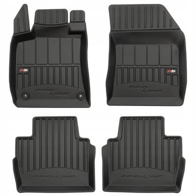 FROGUM 3D Gummimatten Set – Passend für Peugeot 508 II (ab 2018) – Hohe 6 cm Kanten – TPE – Geruchlos & Schwarz