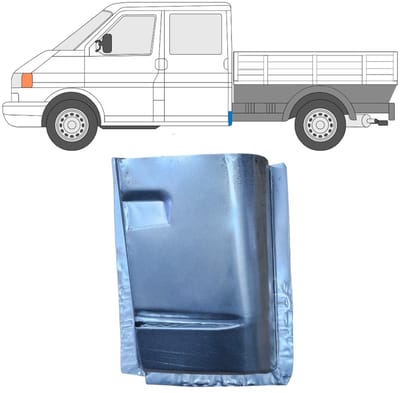 Reparatiepaneel achter hoek voor Volkswagen Transporter T4 1990-2003 / Links