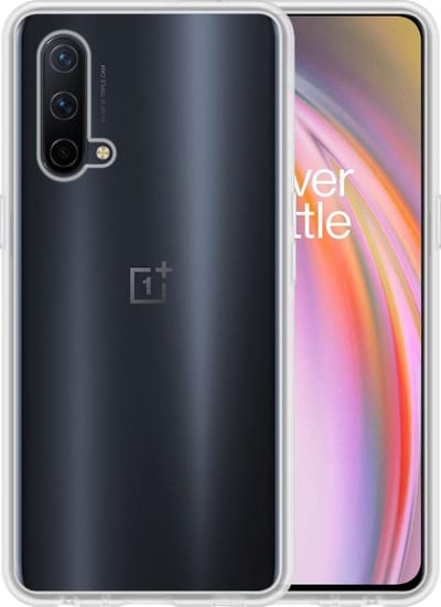 Hoesje - Geschikt voor OnePlus Nord CE - Sterk & Shockproof - Siliconen Case - Hoes Cover - Telefoonhoes - Transparant