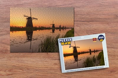 Puzzel Molen - Horizon - Holland - Legpuzzel - Puzzel 500 stukjes