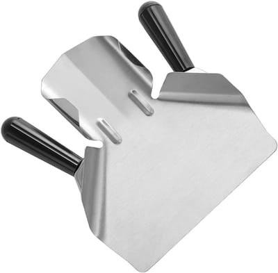Voedselschep van kunststof voor het snel serveren van friet, snoep en popcorn met dubbele handgreep en ergonomisch ontwerp