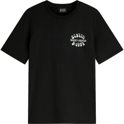 Scotch & Soda Left Chest Artwork Regular-Fit T-Shirt