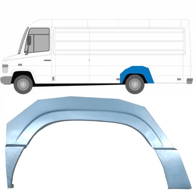 Reparatiepaneel achterspatbord voor Mercedes Vario 1996- / Links