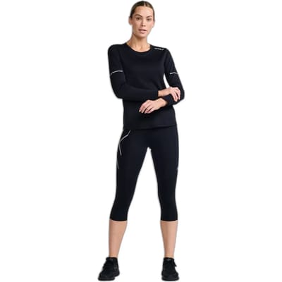 2xu Aero T-shirt Met Lange Mouwen Zwart XS Vrouw
