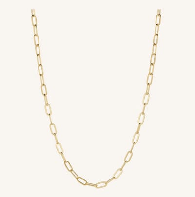 Pernille Corydon Jewellery - ketting - n-588-gp - Esther - necklace recycled 925 zilver - 18K gouden plating - 45 cm