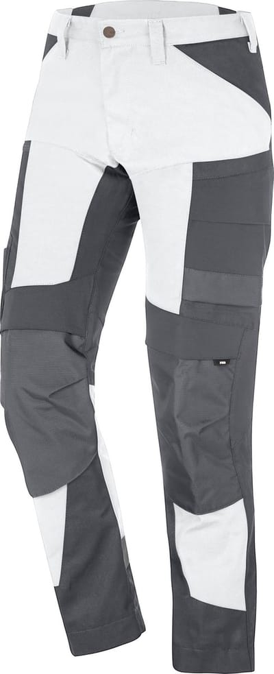 FHB LEO Werkbroek elastisch 122110 - Wit-Antraciet - 62