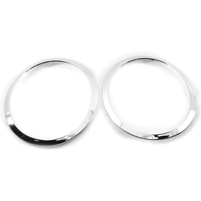 Koplamp Sierring 2 stuks Vervanging voor BMW R55 MINI Cooper 2008 2015 OEM 51137149905 51137149906 zilver
