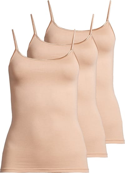 Conta Dames spaghettitop 3 pack Modal