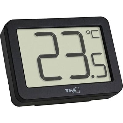 TFA Dostmann Digitales Thermometer 30.1065.01 Thermometer Zwart